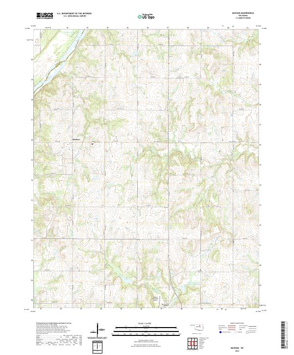 Masham topographic map thumbnail