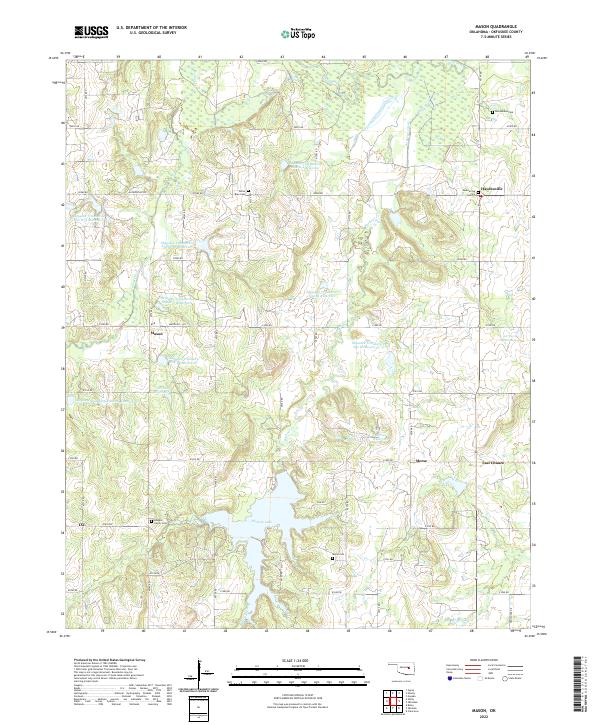 Mason topographic map thumbnail
