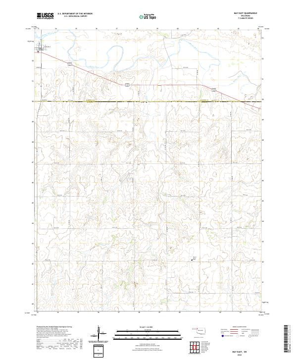 May East topographic map thumbnail