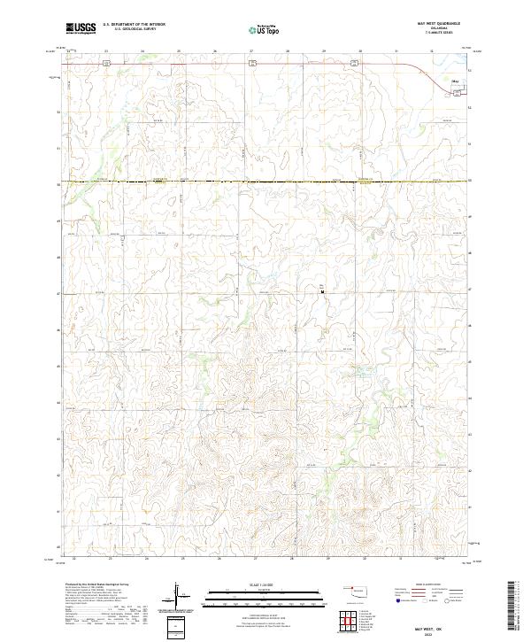May West topographic map thumbnail