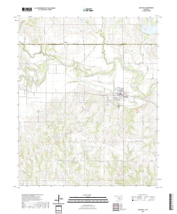 Maysville topographic map thumbnail