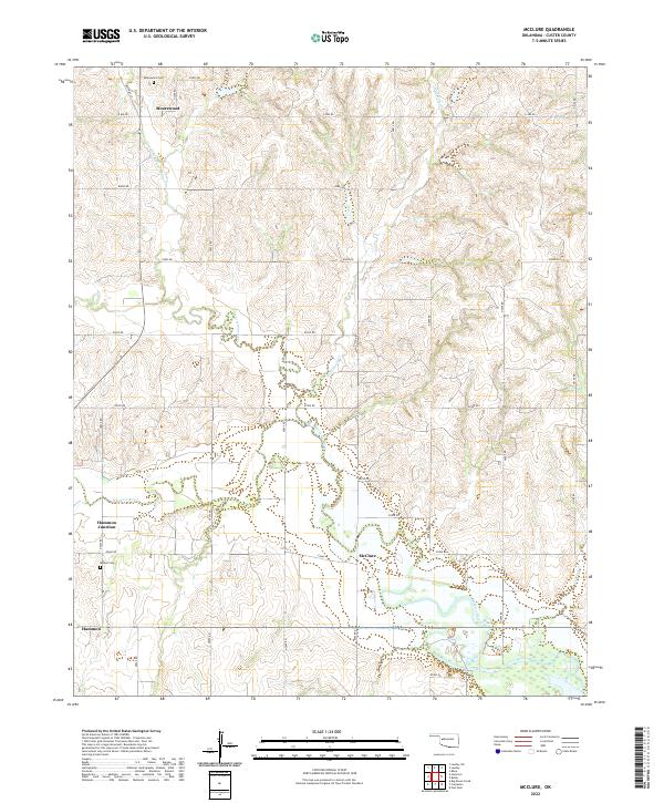 McClure topographic map thumbnail