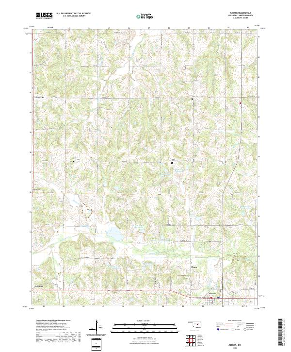 Meeker topographic map thumbnail