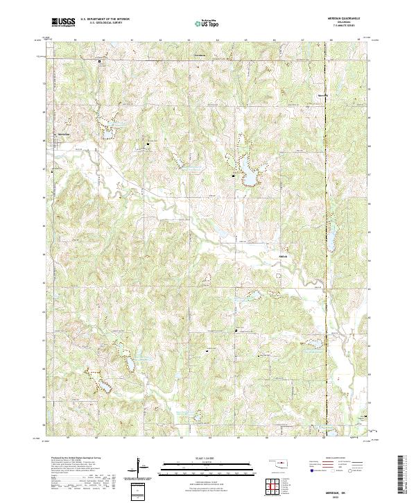 Meridian topographic map thumbnail