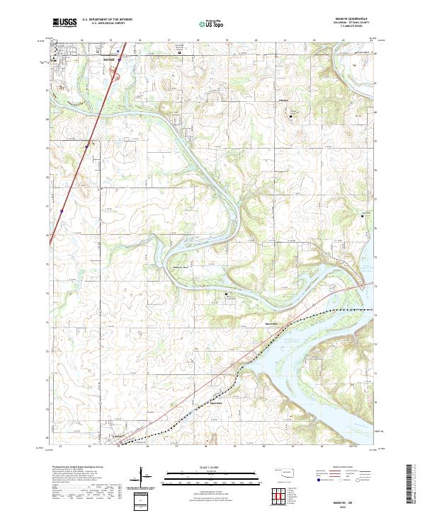 Miami SE topographic map thumbnail