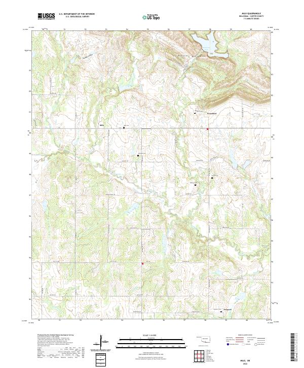 Milo topographic map thumbnail