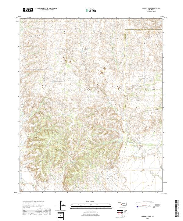 Minnow Creek topographic map thumbnail