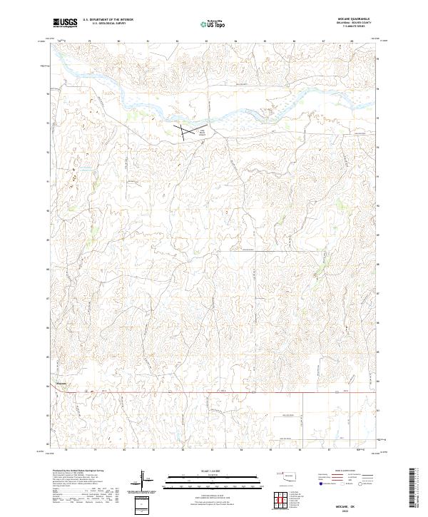 Mocane topographic map thumbnail