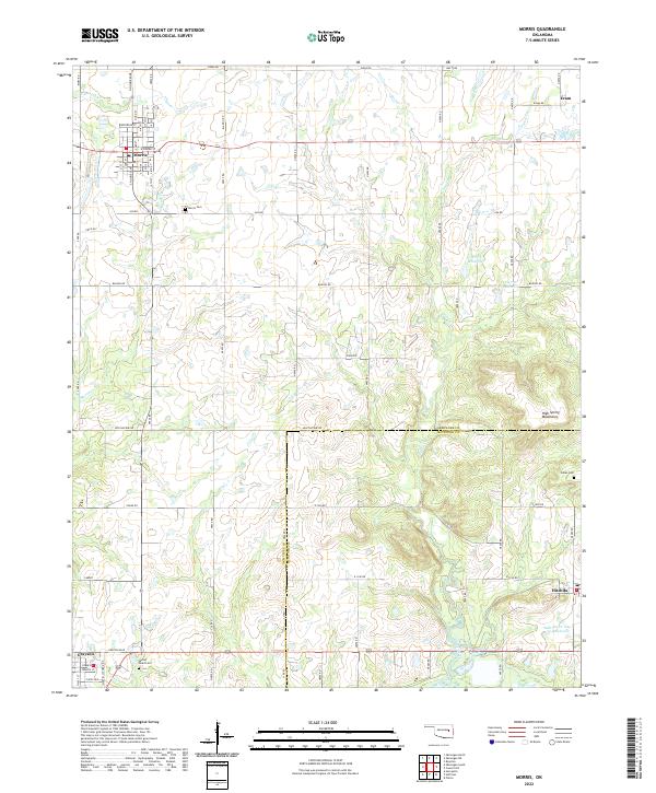 Morris topographic map thumbnail