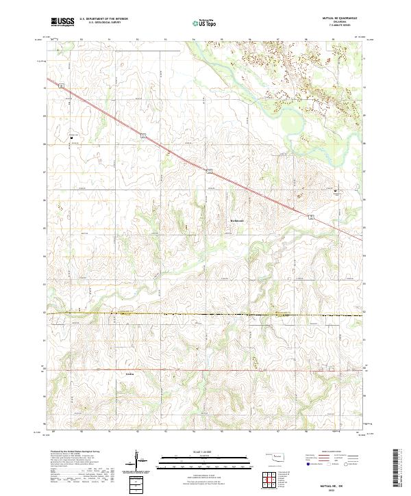 Mutual NE topographic map thumbnail