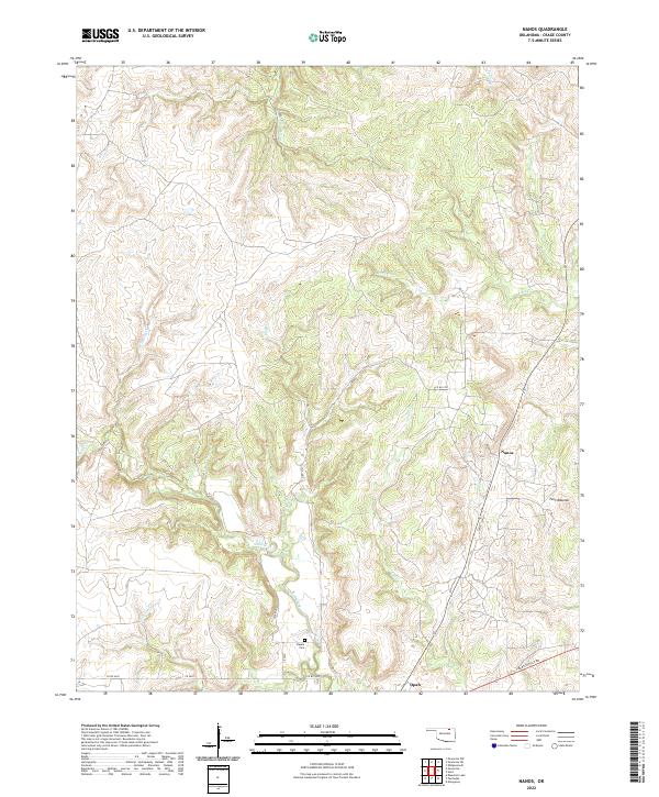 Nanos topographic map thumbnail