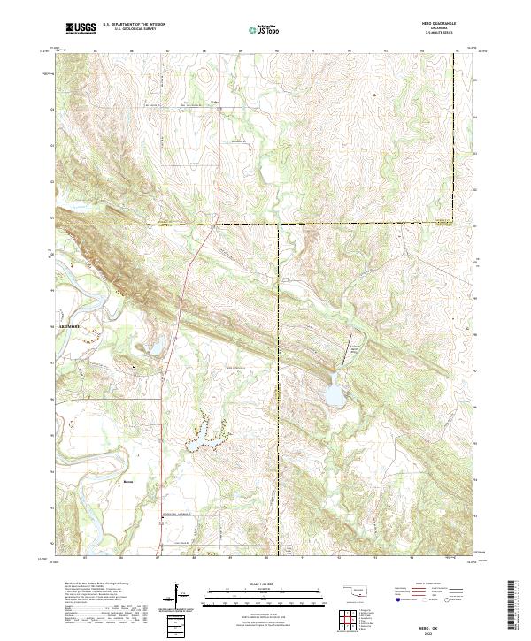 Nebo topographic map thumbnail