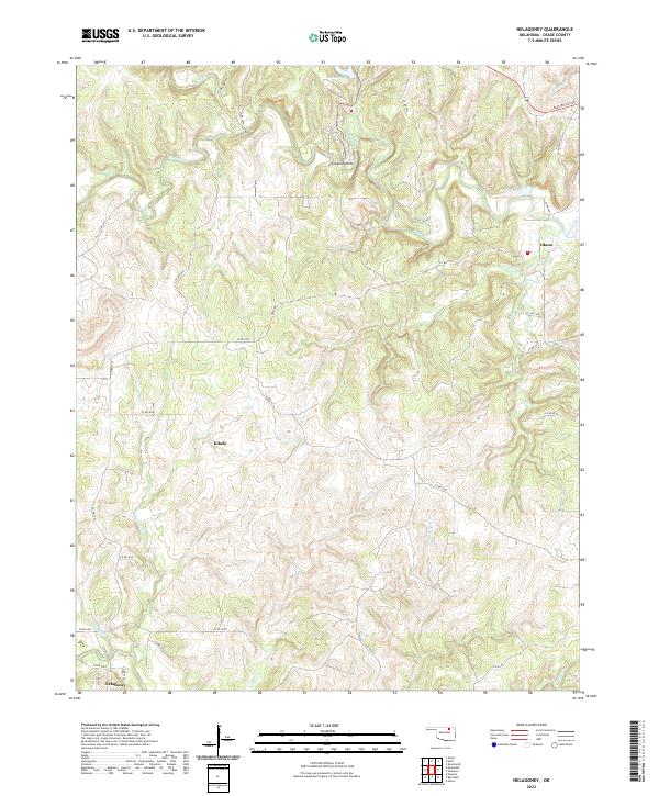 Nelagoney topographic map thumbnail