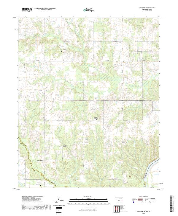 New Oberlin topographic map thumbnail