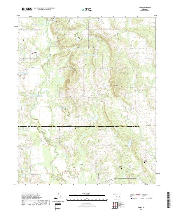 Olney topographic map thumbnail