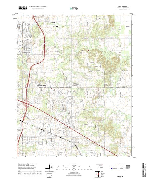 Oneta topographic map thumbnail