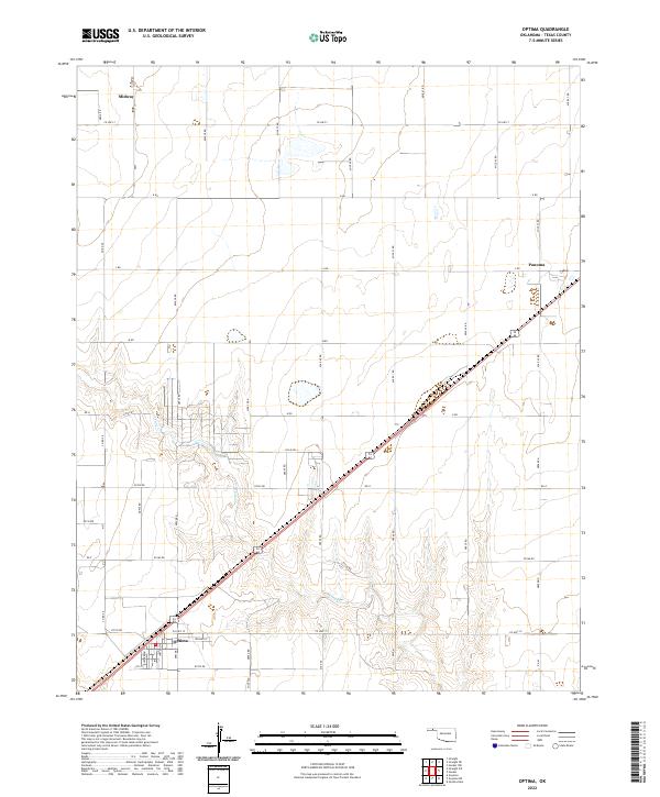 Optima topographic map thumbnail
