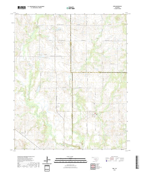 Orr topographic map thumbnail