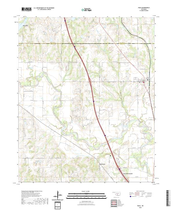 Paoli topographic map thumbnail