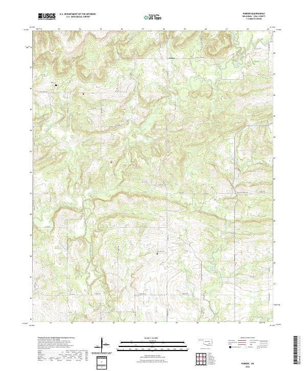 Parker topographic map thumbnail