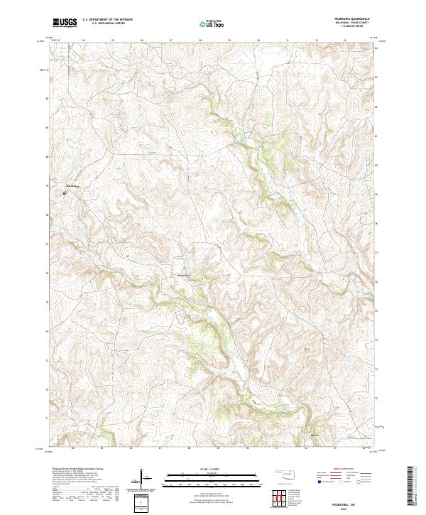 Pearsonia topographic map thumbnail