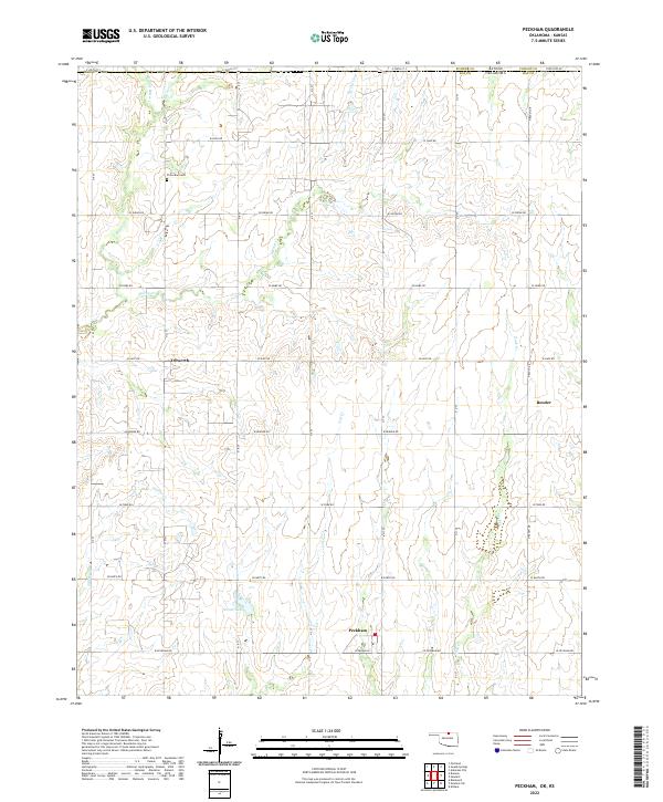 Peckham topographic map thumbnail