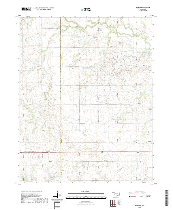 Perry NW topographic map thumbnail
