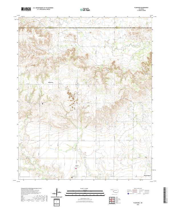Plainview topographic map thumbnail