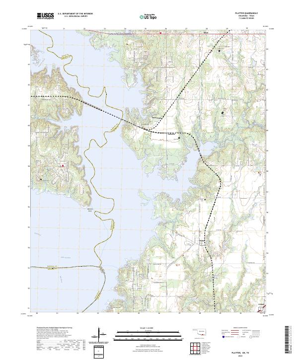 Platter topographic map thumbnail