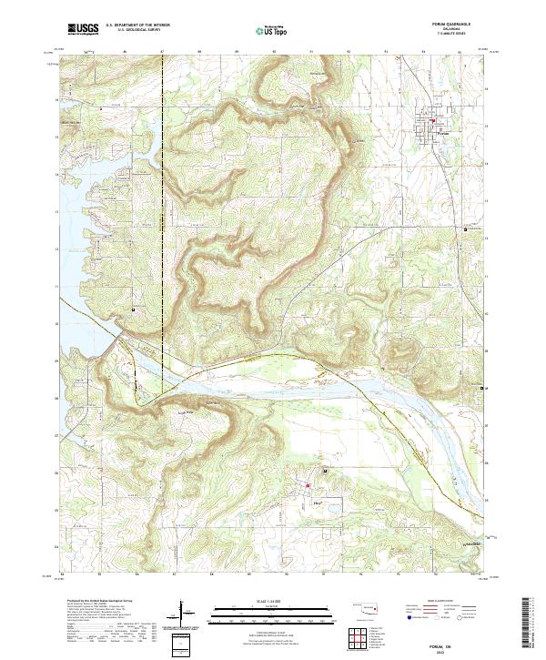 Porum topographic map thumbnail