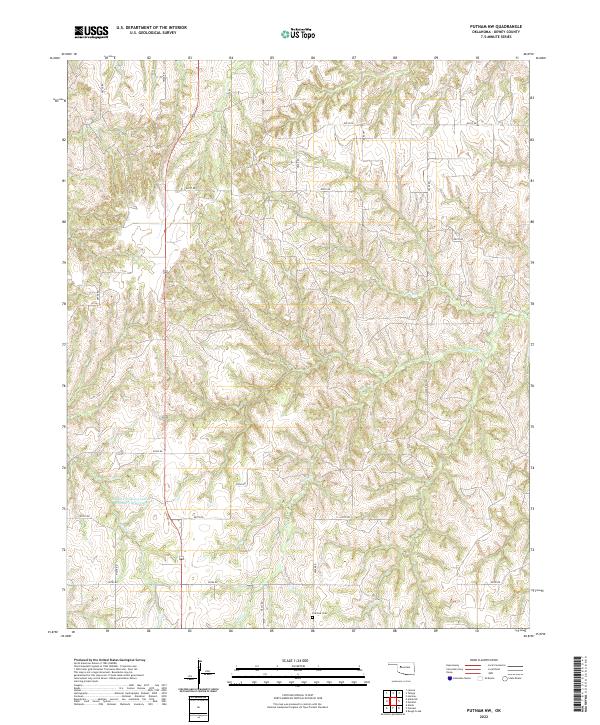 Putnam NW topographic map thumbnail