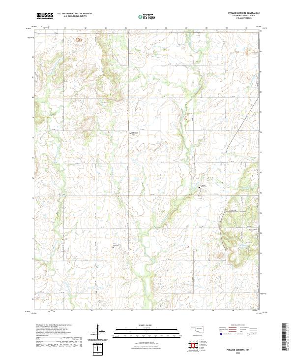 Pyramid Corners topographic map thumbnail