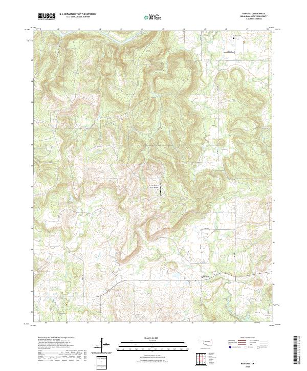 Raiford topographic map thumbnail