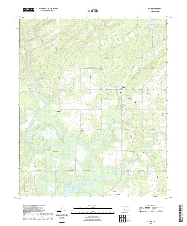 Rattan topographic map thumbnail