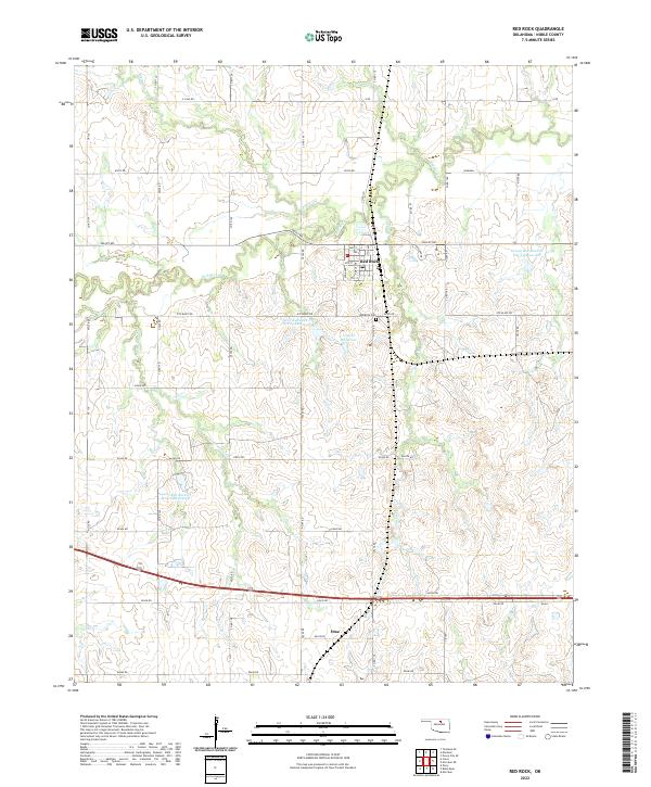 Red Rock topographic map thumbnail