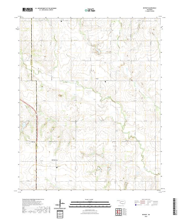 Retrop topographic map thumbnail
