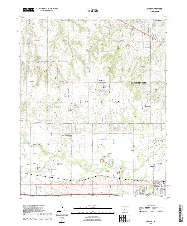 Richland topographic map thumbnail