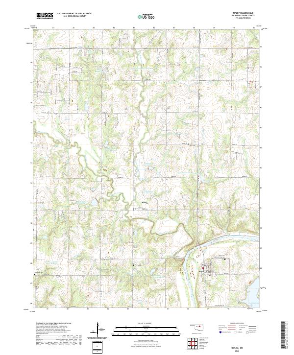 Ripley topographic map thumbnail