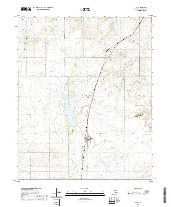 Rocky topographic map thumbnail