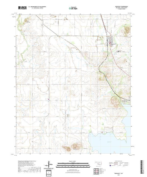 Roosevelt topographic map thumbnail