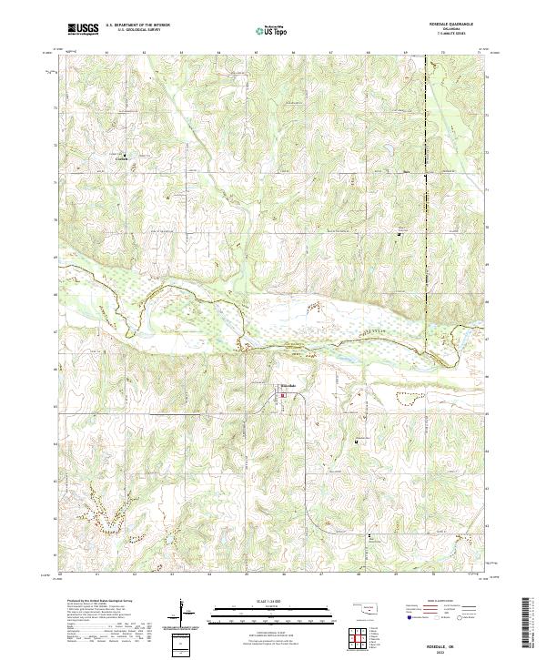 Rosedale topographic map thumbnail