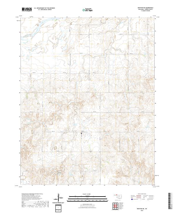 Rosston NE topographic map thumbnail