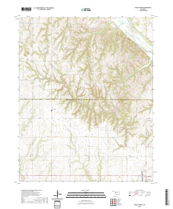 Rough Creek topographic map thumbnail