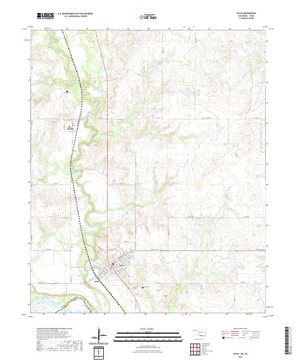 Ryan topographic map thumbnail