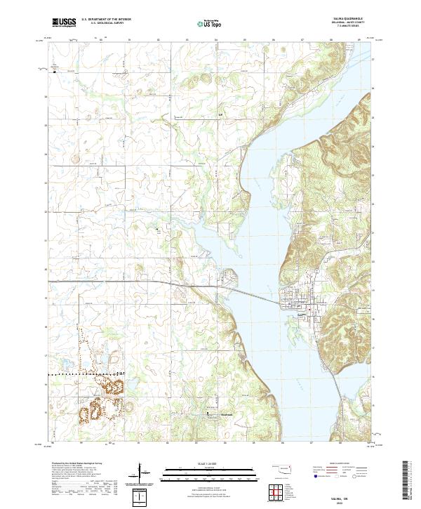 Salina topographic map thumbnail