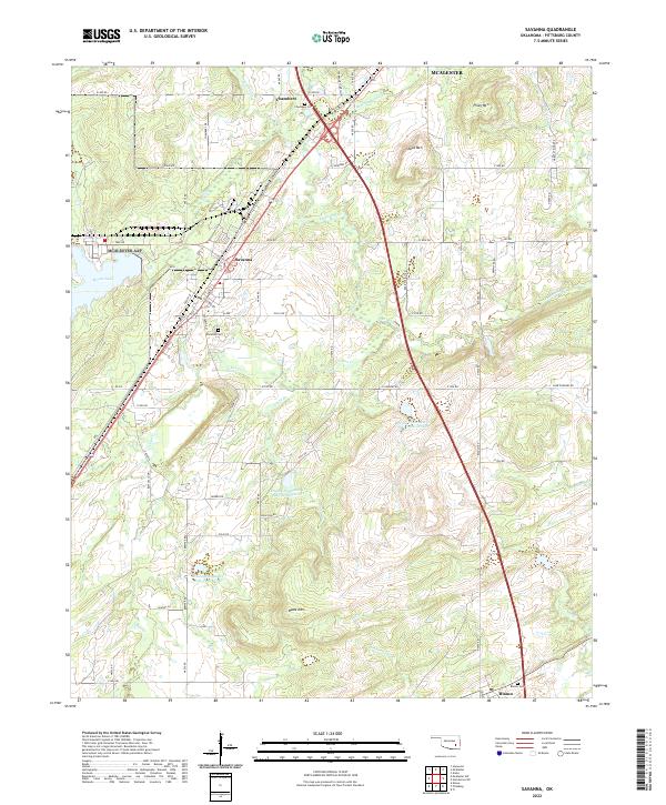 Savanna 2022 topographic map thumbnail