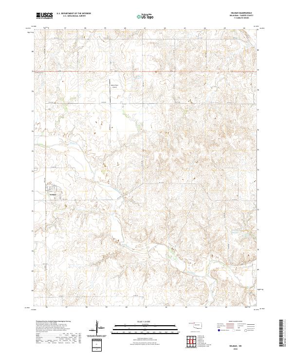 Selman 2022 topographic map thumbnail