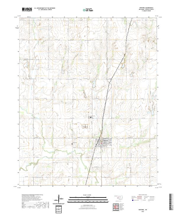 Sentinel topographic map thumbnail