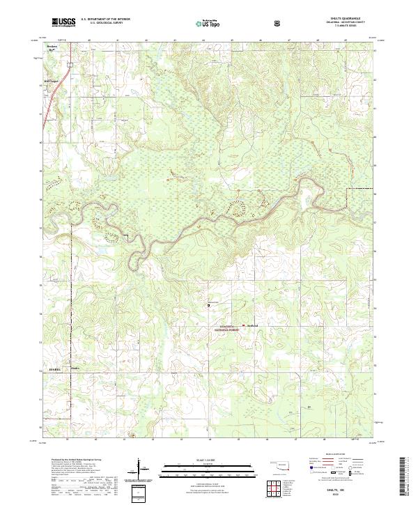 Shults 2022 topographic map thumbnail