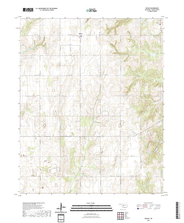 Sickles 2022 topographic map thumbnail